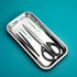 12 8.9 4.6 0.8 Inch Pieces Stainless Steel Surgical Trays, x x Small Metal Tray, Medical Surgical Tray for Lab