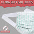 Disposable Face Masks 3 Ply with Ultra Soft Ear Loops - Beautifully Printed Breathable Protection Masks (50 Count, Pack