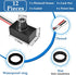 ZDRU 2Pcs 100-277V Hard-Wired Post Eye Light Control Sensor, Auto On/Off, Outdoor Waterproof Dusk to Dawn Photocell