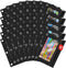 IKAYAS 40 Pack Black Pencil Pouch for 3 Ring Binder, Colorful Zipper Pencil Bags for Classroom Teacher Supplies