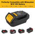 MIL18DL Battery Adapter Converter for Milwaukee to Dewalt Battery, for Milwaukee M18 18V Lithium Battery Convert to