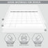 Large Undated Dry Erase Calendar for Wall - 1 Month, 40" x 30", Reusable Laminated with 8 Round Stickers