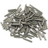 ISDVBUY 100Pcs 304 M3 18mm Closet Stainless Steel Dowel Pins x Shelf Support Pin Metal Rod Bearings for Bookshelf