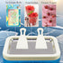 MTNSPTCR 2 9"x7", Instant Ice Cream Maker - Stainless Steel Ice Cream Pan with Spatulas Homemade Ice Cream Maker Fruit