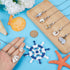 6 12.6in CRASPIRE Style Seashell Ceiling Fan Pull Chain Extender Charm Pendant Ocean Boho Adjustable Decorative
