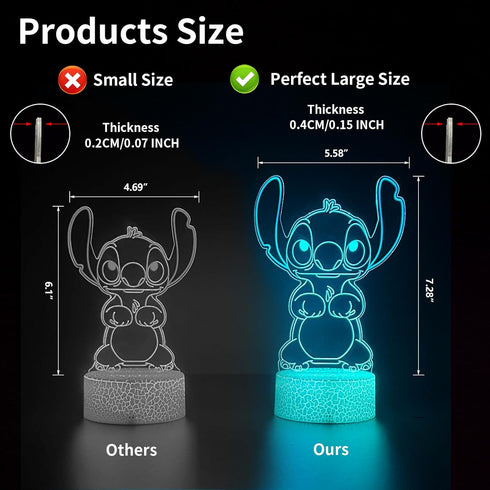 Light,16 Light,3D AIHYING Cool Night Color Night LED Lamp with Smart Remote Control,Boy Gifts for Children's Room
