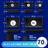 ALIKZO 70 Set, 5 PCS Tool Box Organizer Tray & Desk Drawer Organizer Size Interlocking Bins for Garage Tool Storage