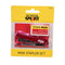 School Smart Mini Stapler Set, Red, with 500 Staples, 20 Sheet Capacity