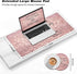 Large Gaming Mouse Pad - Long Extended XL Ergonomic Desk Pad, 31.5'' X 11.8', Proverbs 31:25, Pink Glitter Design
