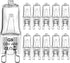 G9 Halogen Bulb 40 Watt 120 Volt Dimmable T4 JCD Type Bi-Pin