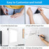 Whiteboard Sticker, 17.3" x 78" Dry Erase Contact Paper - Peel and Stick Wallpaper for Home/Office/Classroom
