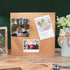 OLYCRAFT 2PCS Square Bulletin Boards 11.8x11.8 Inch Wood Cork Board for Wall Decoration, Party and DIY Crafts