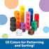Learning Resources MathLink Cubes - Set of 100, Ages 5+, STEM Activities, Teacher Supplies