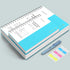 EMSHOI A4 Spiral Notebook - Bullet Dotted Journal, 11.2" X 8.27", 300 Pages, 100gsm Dot Grid Paper, Waterproof Softcover