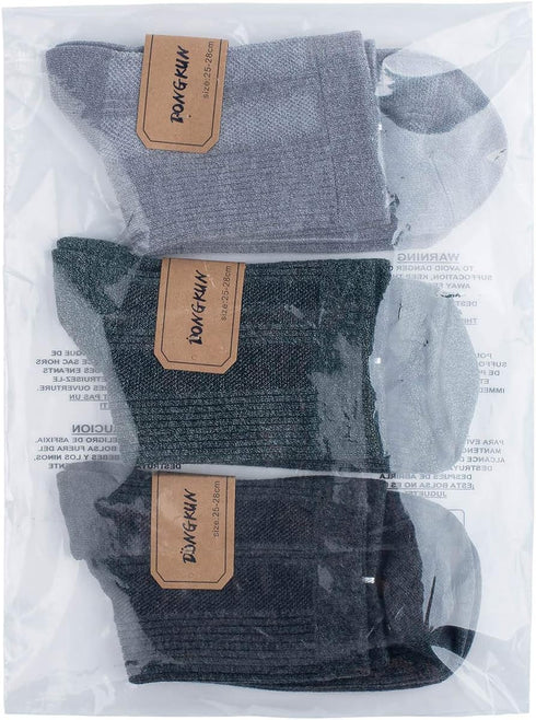 Clear 9x12 Self Seal Poly Bags, Suffocation Warning, 100 Count