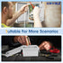 Waterproof Outdoor Project ABS Plastic Junction Box, IP67 Weatherproof Dustproof Enclosure with Hinged Cover, 5.9"X5.9"