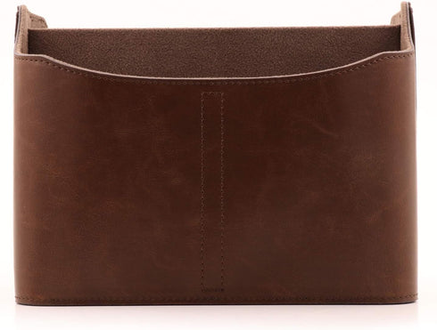 Londo Leather Remote Control Organizer and Caddy - Includes Tablet Slot