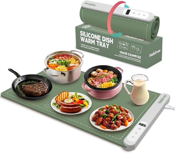Food Warming Mat - Day Gifts & Kitchen Gadget, Electric Warming Tray
