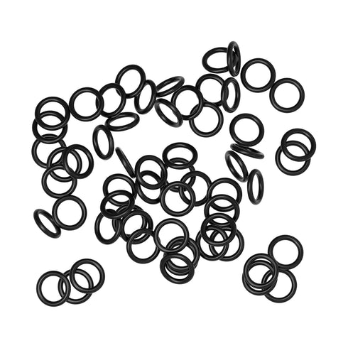 50 PCS Nitrile Rubber O Ring, 7.5mm OD 4.5mm ID, Metric Buna-N NBR Sealing Gasket for Plumbing and Automotive