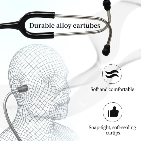 MaiWieel-Master Stethoscope Single Head Stethoscope,Tunable Diaphragm,Estetoscopio for Nurses, Doctors, Paramedics