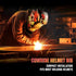 Heat-Resistant Leather Welding Bib for Enhanced Protection - Fits Most Helmets