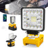 Cordless Work Light for Dewalt 18V 20V Battery, 5000LM Rotatable Underhood Work Light with USB Charging