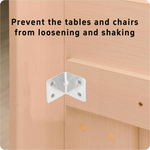 bociloy 12PCS 38x30x30mm 90 4 Stainless Steel Corner Braces, Degree L-Shaped Support Brackets, Holes Right Angle Shelf