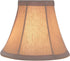 Aspen Creative 30008, 3" 6" 5" Set 1 Bell Clip-On Chandelier Lamp Shade, Butter Crme, Top x Bottom x Slant Height