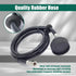 YUXIVCNE 2 1/4" Commercial Pcs Shampoo Bowl Sprayer Head Thread with Black Rubber Hose to Faucet for Salon Barber Shop