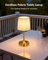 5000mAh 3-Level Dimmable KEILAIMO Cordless Table Lamp, Rechargeable Table Lamp with Brightness, Portable Nightstand LED