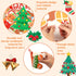 ZOIIWA Winter Christmas Gingerbread House Bulletin Board Set, Gingerbread Man Cutouts for Classroom Home Wall Decor