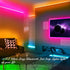 5050 50ft DAYBETTER Led Strip Lights Smart with App Control Remote, RGB for Bedroom, Music Sync Color Changing for Room