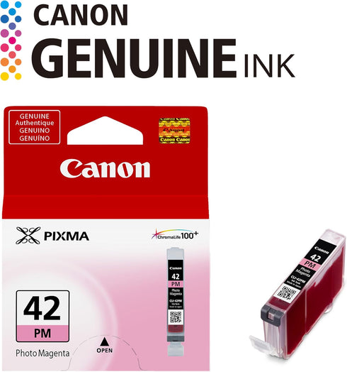 Canon CLI-42 PRO-100 Genuine Photo Magenta Ink Tank, Compatible with PIXMA Printers