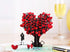 Liif Love Tree Couple 3D Greeting Pop Up Card, Happy Anniversary, Wedding, Birthday, for Wife, Husband, Large Size