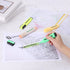 PATIKIL Highlighter Pen, 10 Pack Water Based Broad Tip Writing Marker Pens for Office Home Daily Use, Style 3, Purple