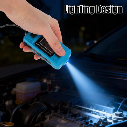 BTFO 20A 48V Automotive Circuit Fault Probe Tester, High-Precision Current Tester & Fuse Checker with Blue Backlit LCD
