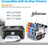 LC401 Compatible Ink Cartridge Replacement for Brother LC401 for MFC-J1010DW MFC-J1012DW (4-Pack, Black, Cyan, Magenta,