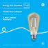Bulb, ST19 60W (Pack 2) Cync GE Smart LED Light Edison Style, Works with Amazon Alexa and Google Home, WiFi Light, Soft