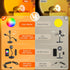 Sunset 360 Sunset Neroupe Lamp Projector with APP & Button Control, Degree Rotation Multiple Colors Changing LED Lamp