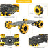 4WD 360 Mecanum Wheel Robot Chassis Car Kit Omnidirectional Movement with Metal Chassis and TT Motor Robot Building