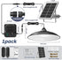 3200LM IP65 4 1 Pack Solar Shed Lights Indoor Outdoor, Motion Sensor Pendant Light Daytime Available with Remote