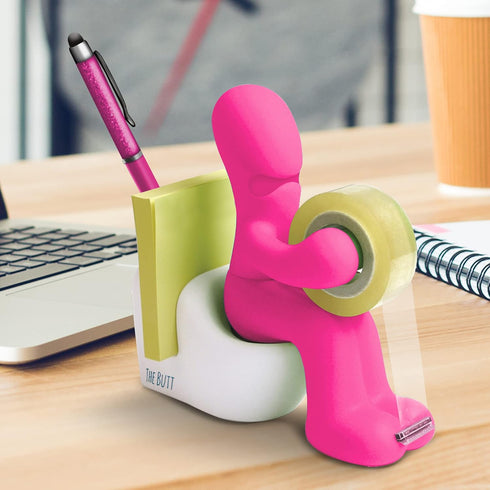The Butt Tape Dispenser – Funny Gifts for Men, Novelty Desk Accessories, Fun Office Supplies Gag Gifts
