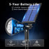 IP65,6500K LED,2 On/Off-1 Pack Solar Lights Outdoor Waterproof Super Bright Lighting Modes, Solar Powered Yard Garden