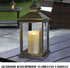 2"x4" LED Battery Operated Candles Plastic Flickering Flameless Candles with Timer Outdoor Waterproof Wedding Party
