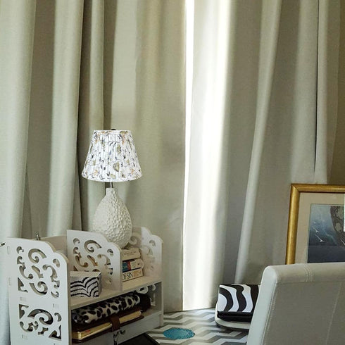 6x10x7.5inch TOOTO STAR Floral Print Small Lampshade, Pleated lamp shade for table & bedside lamps, Floor Lamps