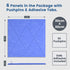 Large Cork Board for Walls 24"X36" with 30 Push Pins, Easy Peel & Stick Vision Bulletin Board Tiles