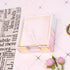 Marble Pink Sticky Note Holder, Acrylic Notepad Dispenser, Desk Organizer for Office Supplies
