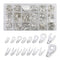 420pcs Non-Insulated Ring Terminals & Fork Connector Kit 22-16/16-14/12-10 Gauge Wire Lugs