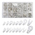 420pcs Non-Insulated Ring Terminals & Fork Connector Kit 22-16/16-14/12-10 Gauge Wire Lugs
