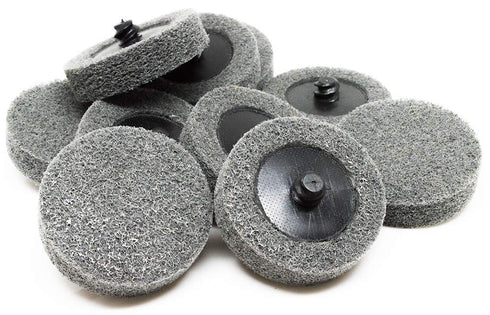Benchmark Abrasives 2" Quick Change Silicon Carbide Non-Woven Surface Preparation Wheels for Sanding (10 Pack)